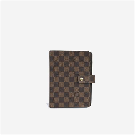 Medium Ring Agenda Cover Damier Ebene 